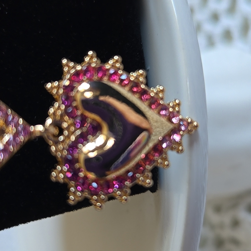 SUGARFIX BY BAUBLEBAR VALENTINE'S DAY TRIPLE HEART EARRINGS - Picture 6 of 9
